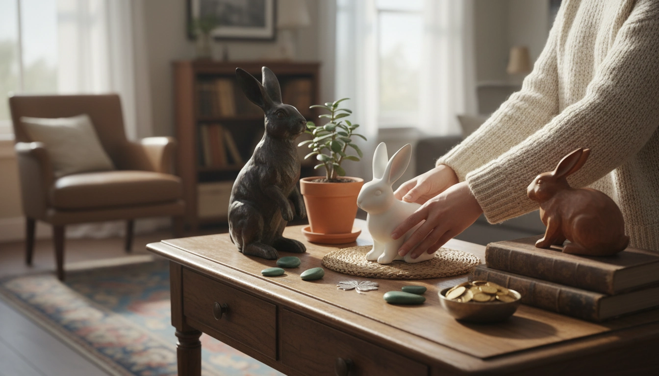 Rabbit Statues: Lucky Symbolism & Best Placement