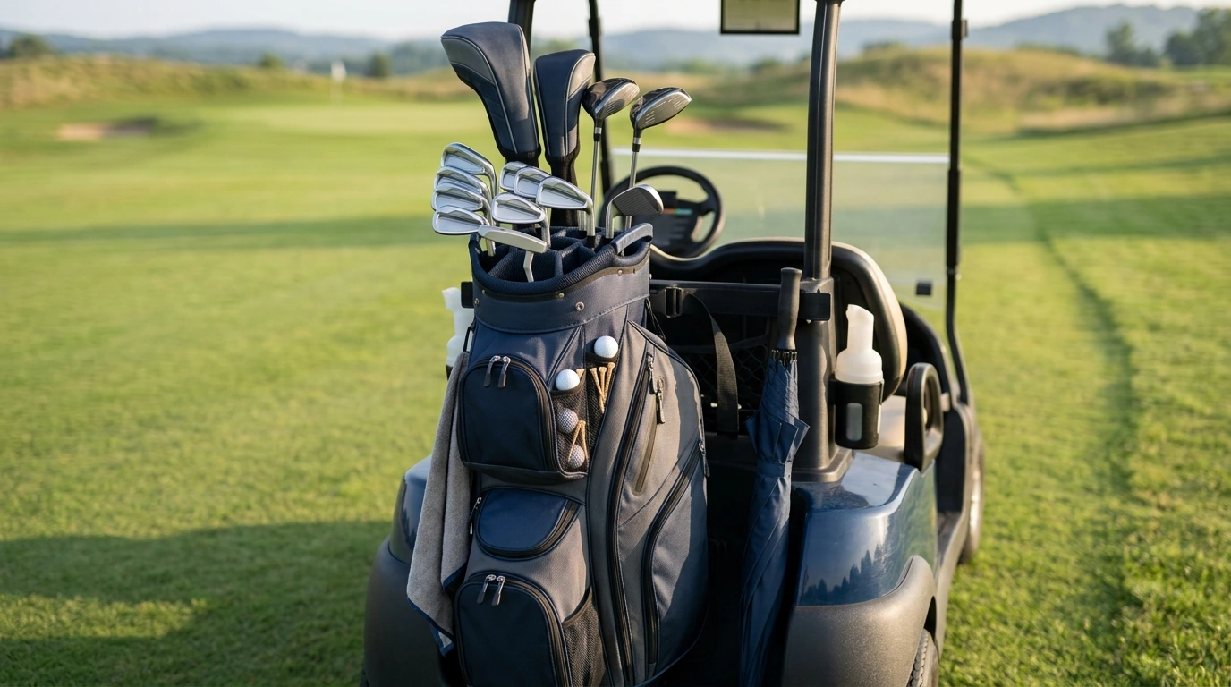 14-Way Golf Cart Bag: 36" Pockets & Smart Storage