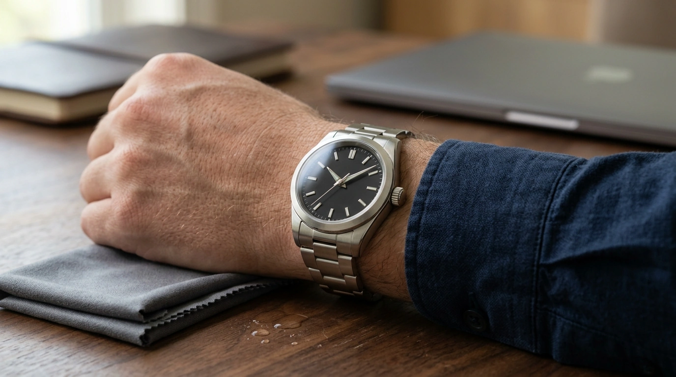 42mm Automatic Watch: Sapphire Crystal & 10ATM Ready