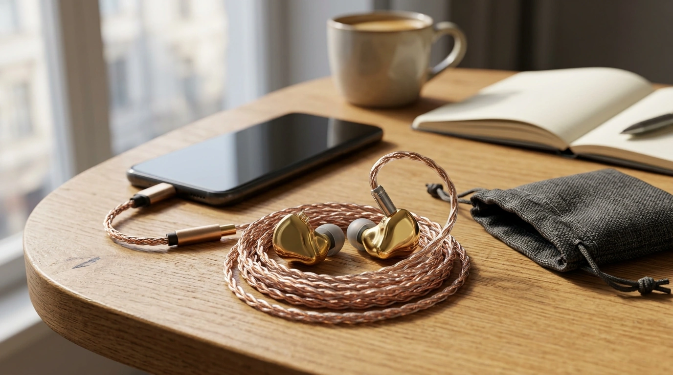 Gold-Plated Dual-Cavity Dynamic IEMs for Daily HiFi