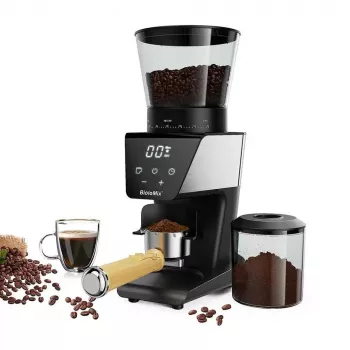 30-Setting Conical Burr Grinder With LCD Timer: Dial In
